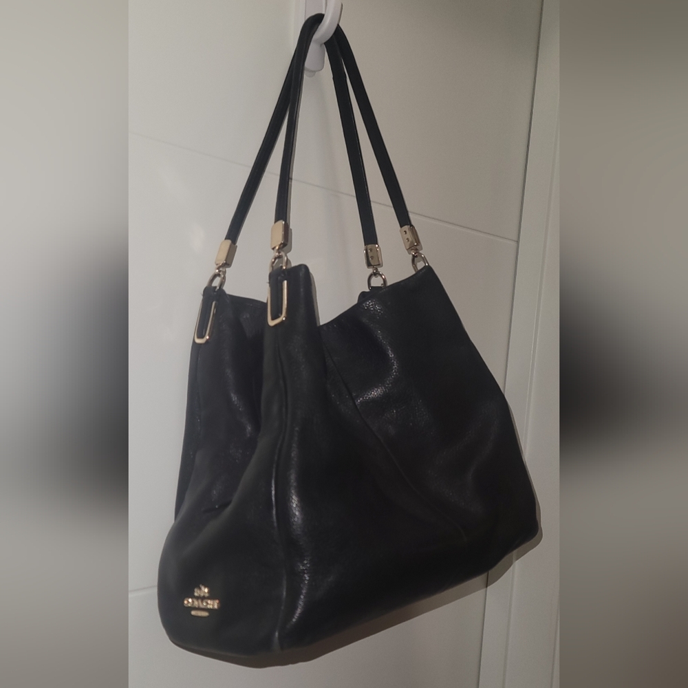 Coach Phoebe Black Shoulder Bag